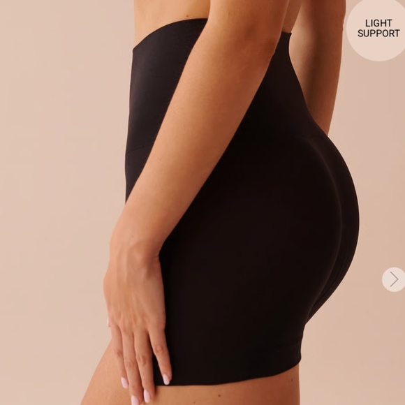 💐Seamless High Waist Shaper Shorts Sz L Black - Picture 2 of 7